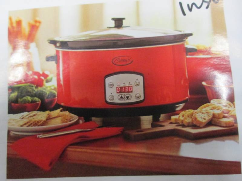 lot 57 image: Ginnys Brand 6.5-Qt. Oval Digital ...