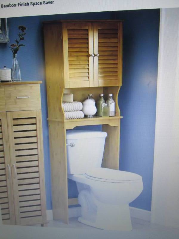 lot 63 image: Bamboo-Finish Space Saver open box ...