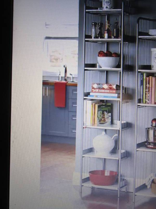 lot 75 image: Mid-Century 7-Tier Rack open box, n...
