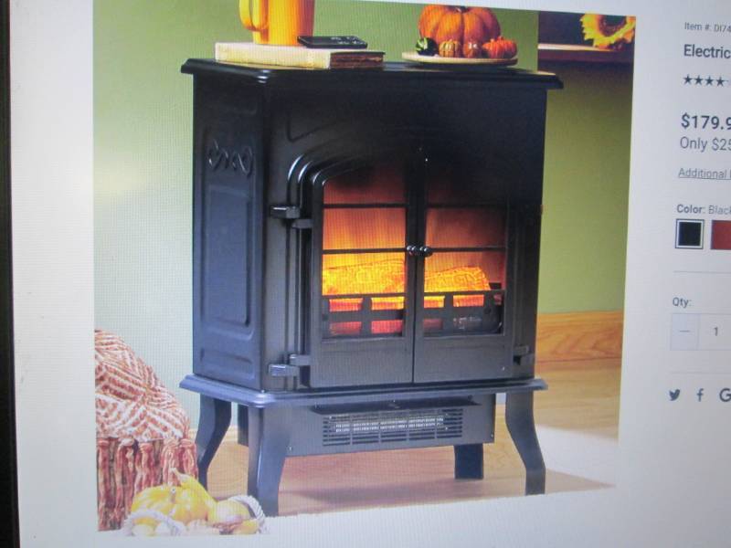 lot 80 image: Electric Stove with Remote open box...