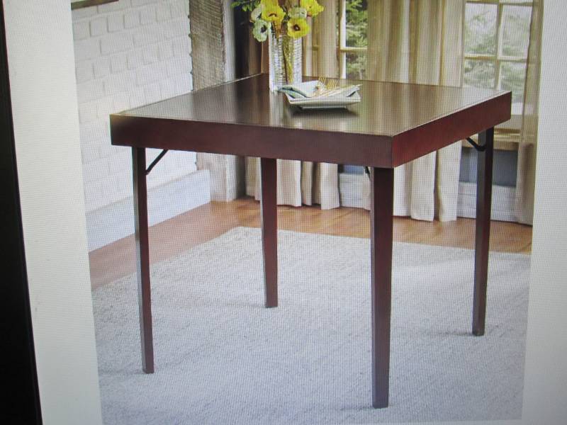 lot 85 image: Tralee Folding Table open box Retai...