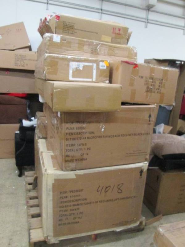 lot 89 image: Pallet of Furniture Damaged or Par...