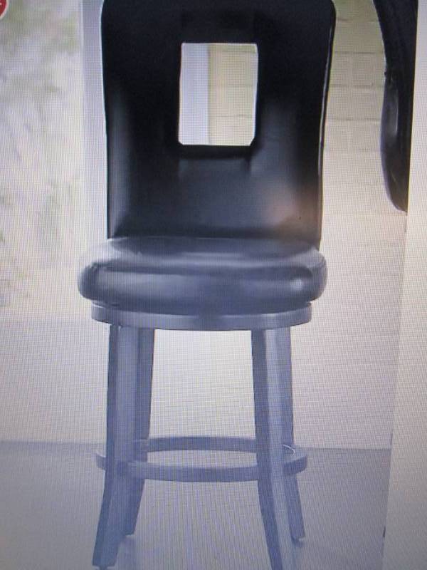lot 99 image: Stool with Cutout Back open box Ass...