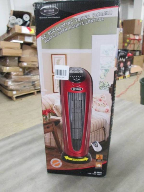 lot 125 image: 22 Tower Ceramic Heater open box, ...