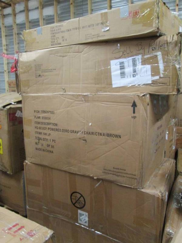 lot 136 image: Pallet of Furniture Damaged or Par...