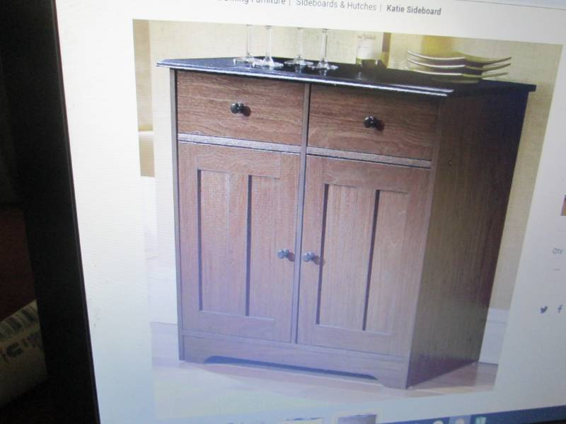 lot 145 image: Katie Sideboard open box Retail $12...