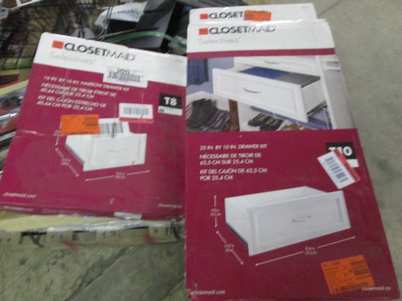 lot 172 image: 2 ClosetMaid Selectives 23.5 in. x ...