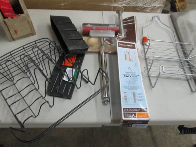 lot 180 image: Mixed Lot  Shower Caddy, Max bar p...