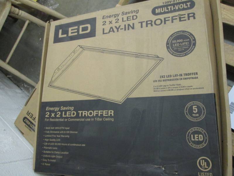 lot 190 image: Commercial Electric 2 ft. x 2 ft. 9...