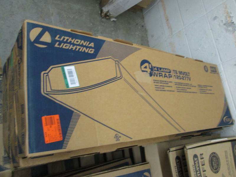 lot 201 image: Lithonia Lighting 4 ft. 4-Light Flu...