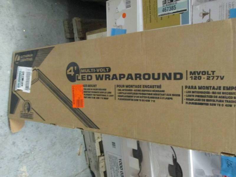 lot 205 image: Lithonia Lighting 4 ft. 41-Watt Whi...