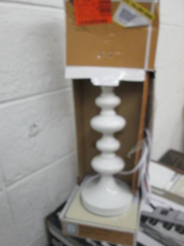 lot 215 image: Hampton Bay Mix & Match White Gloss...
