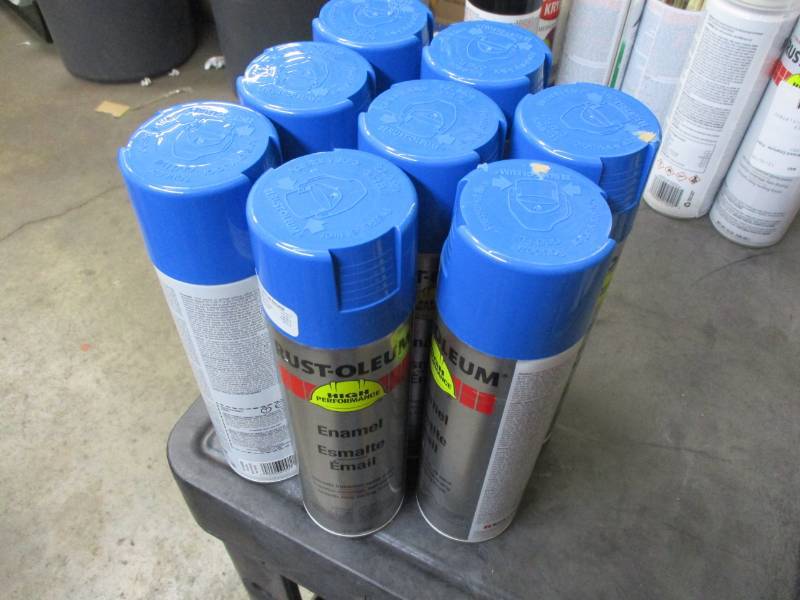 lot 23 image: Blue Spray paint