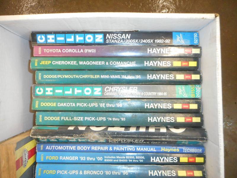 Haynes and Chilton Repair Manuals