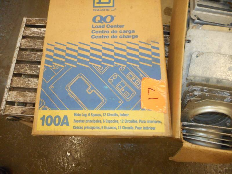 Breaker Panel and Assorted Electrical Items