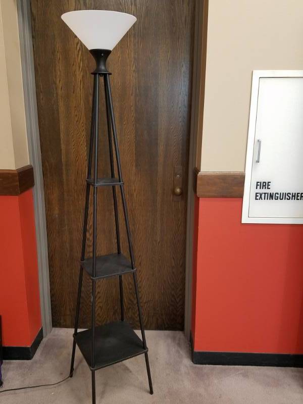 lot 7 image: 70 Tall Three Tier Home Lamp