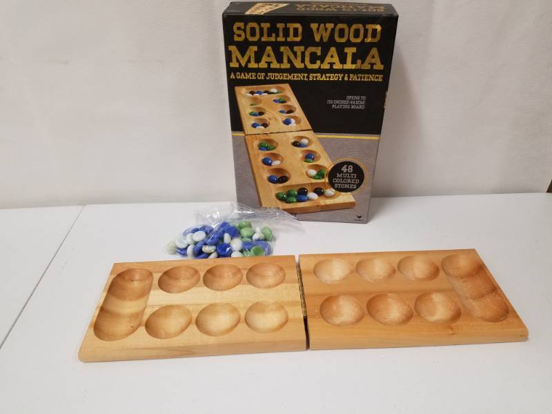 lot 26 image: Solid Wood Mancala Game
