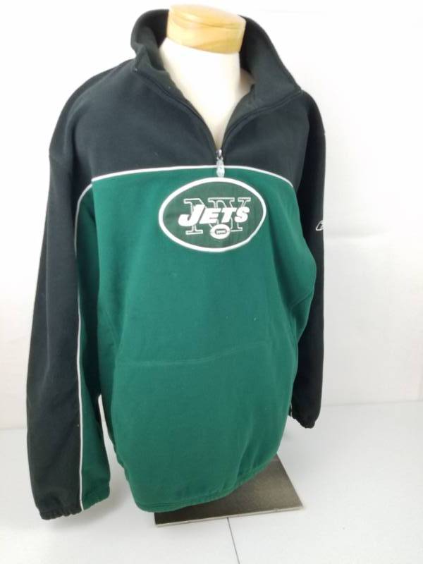 lot 41 image: New York Jets NFL 2XL Reebook long sleeve Sweatshirt