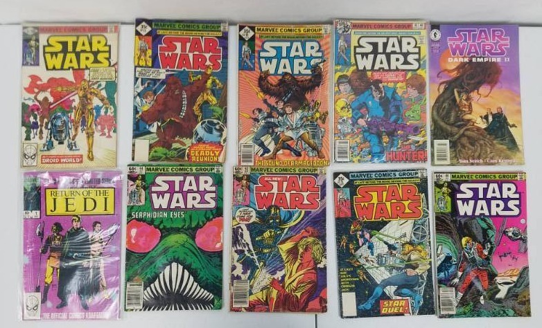 lot 54 image: Star Wars Comics early 1980s Star Duel w Han Solo 1978