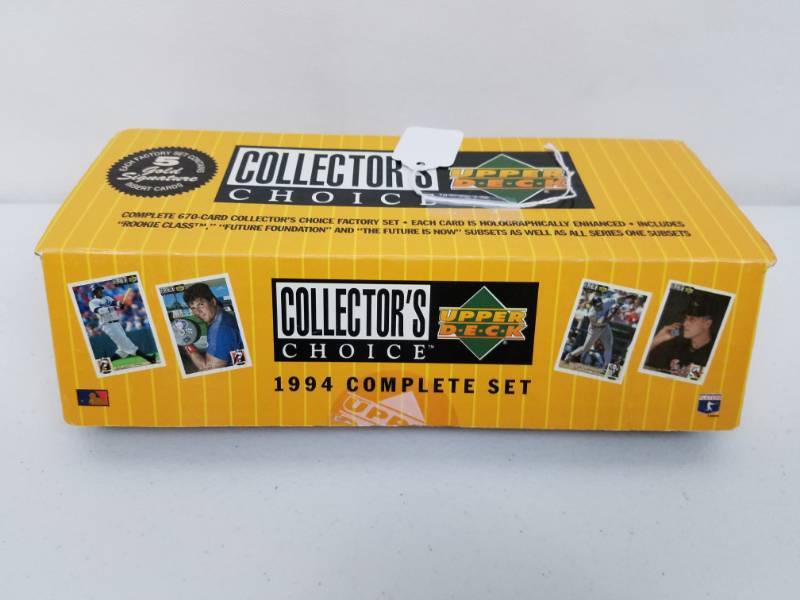 lot 69 image: Upper Deck Collectors Choice 1994 baseball cards