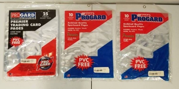 lot 72 image: 45 count of brand new sports cards pages