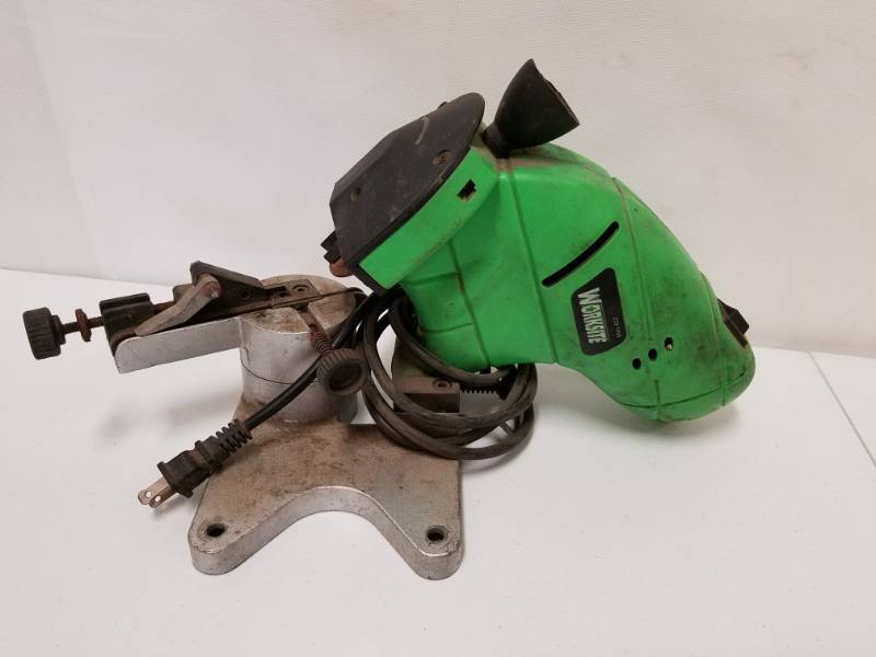 lot 83 image: Work Site Electric Chainsaw Sharpener