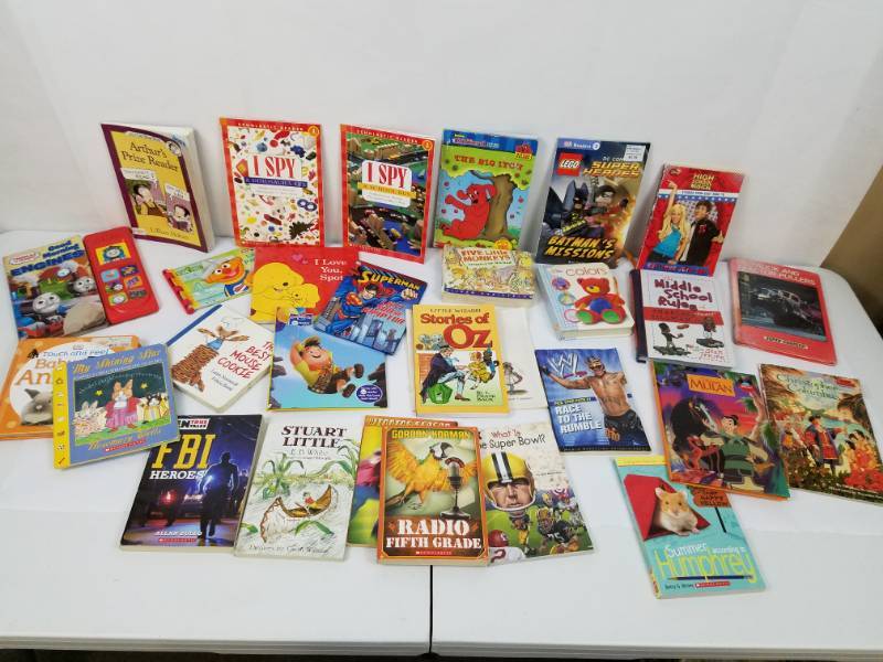 lot 104 image: Huge lot of children and teenager books
