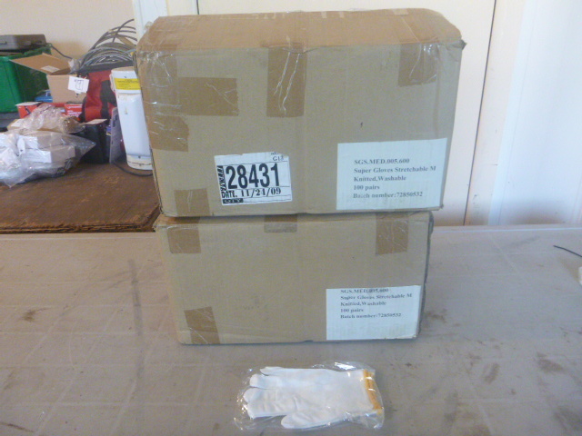 lot 19 image: 2 Cases of SGS MED Super Gloves