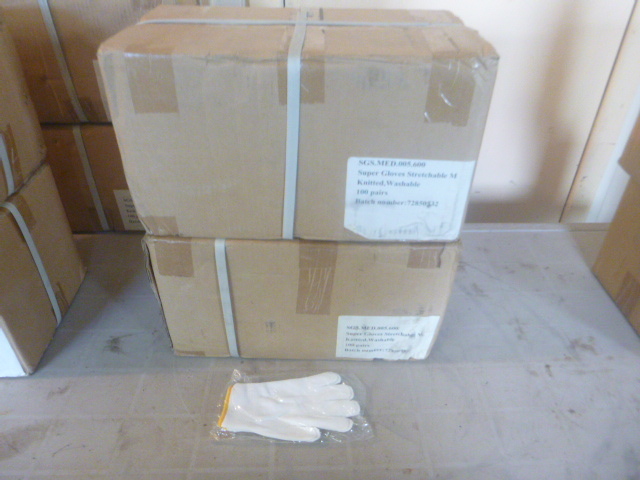 lot 21 image: 2 Cases of SGS MED Super Gloves