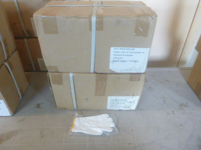 lot 23 image: 2 Cases of SGS MED Super Gloves