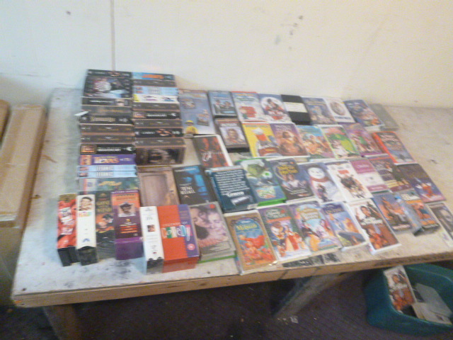 lot 54 image: Variety of VHS Movies