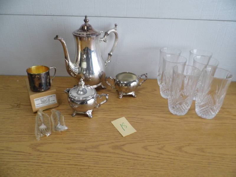 Crystal Glasses - Coffee Pot