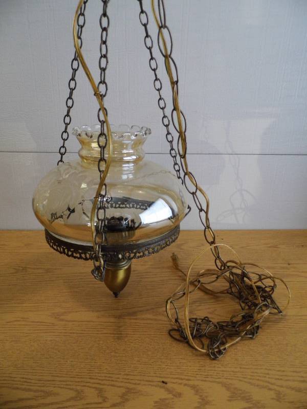 Hanging Hurricane Lamp