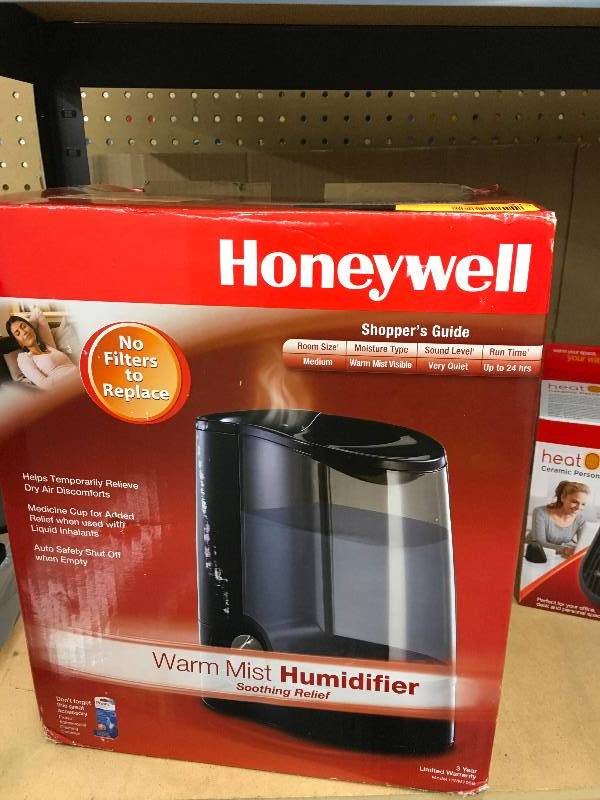 Honeywell Warm Mist Humidifier, Retail $34.99