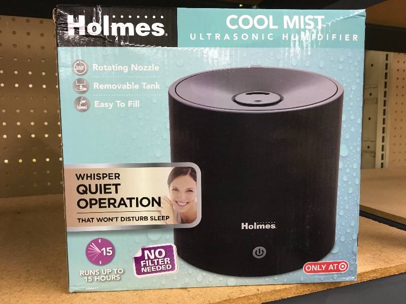 Holmes Cool Mist Ultrasonic Humidifier, Retail $29.99