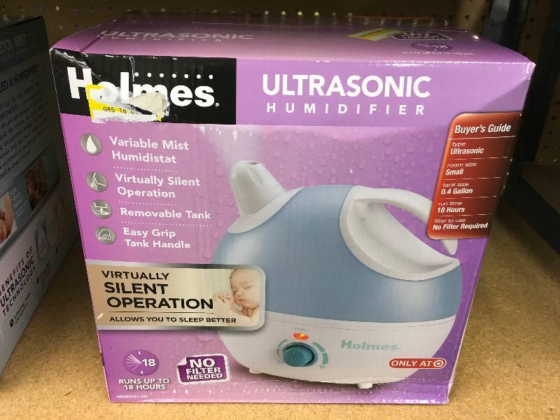 Holmes Ultrasonic Humidifier, Retail $29.99