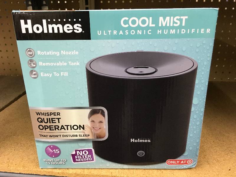 Holmes Cool Mist Ultrasonic Humidifier, Retail $29.99
