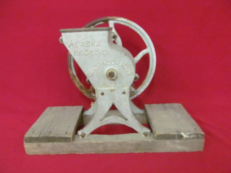 lot 27 image: Vintage Alaska Ice crusher