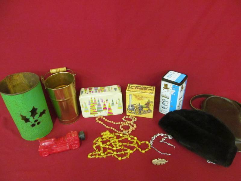 lot 56 image: vintage tins