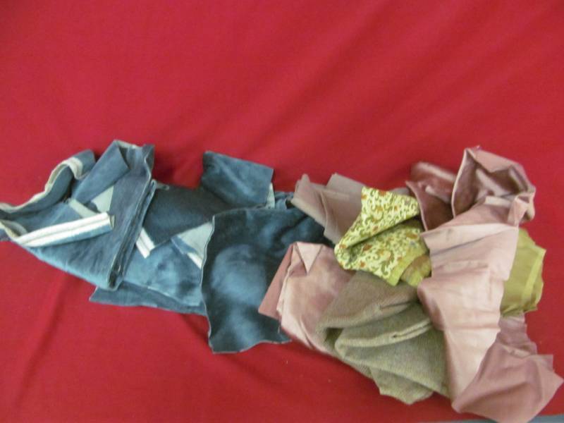 lot 60 image: upholstery material