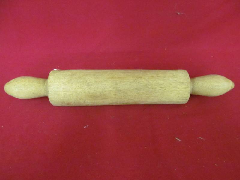 lot 96 image: primitive rolling pin