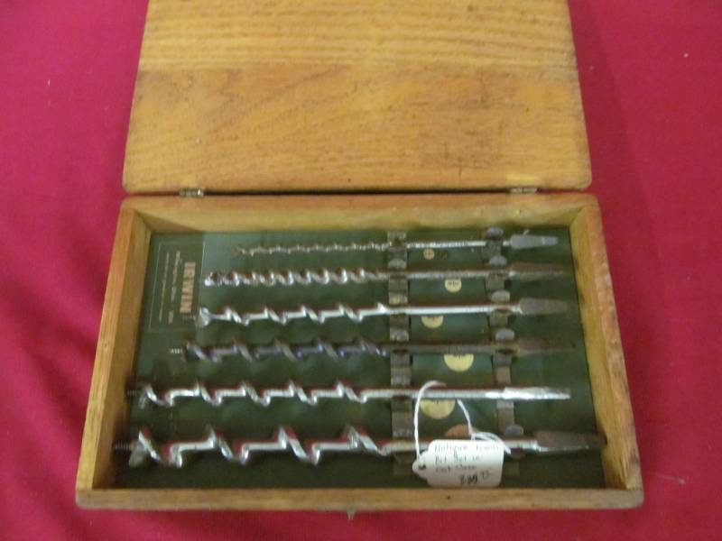 lot 100 image: antique drill bits