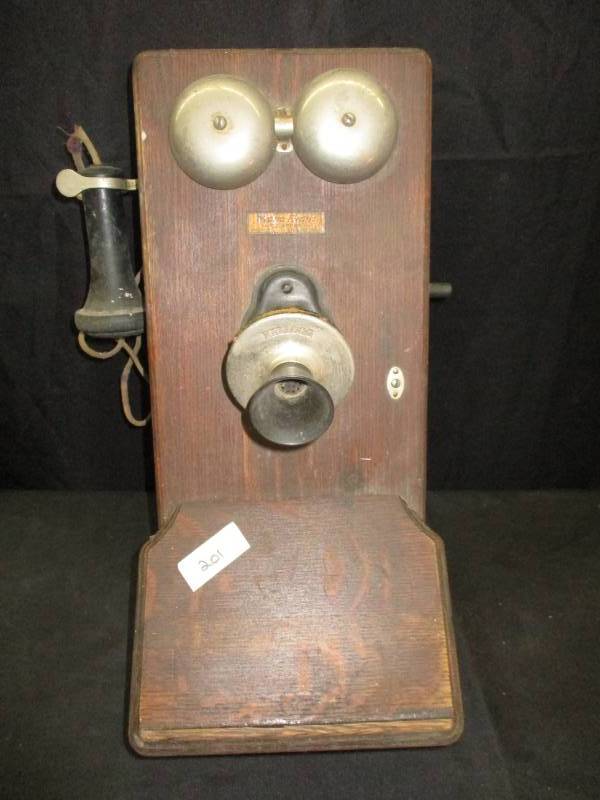lot 149 image: Antique Kellogg Phone