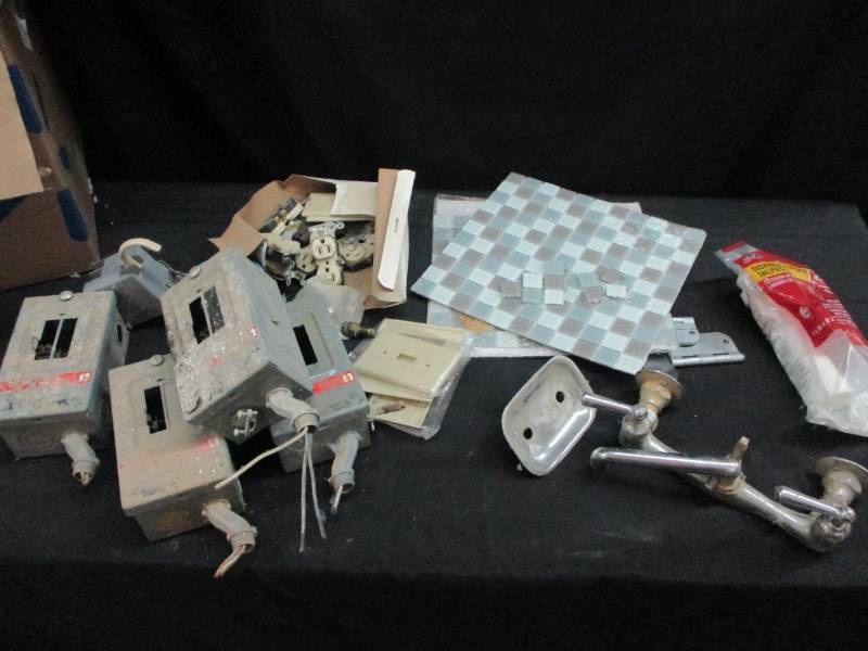 lot 20 image: Breaker boxes and Electric supplies