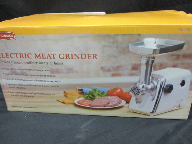lot 66 image: Electric Meat Grinder still in the wrapping and box