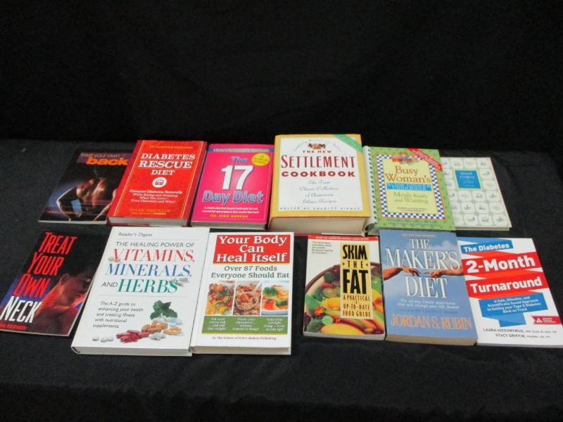 lot 81 image: Cooking and diet books