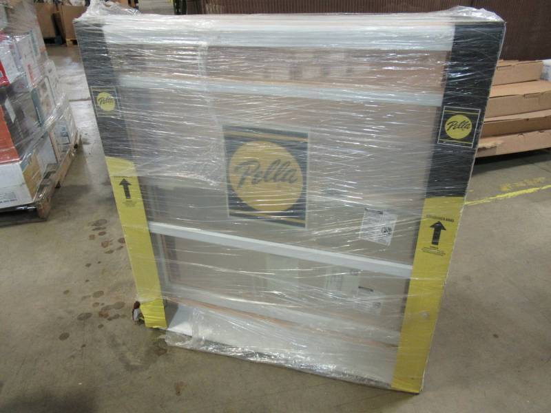 lot 60 image: Pella ProLine 450 Wood New Construction White EnduraClad Exterior Double Hung Window (Rough Opening 36.25-in x 38.25-in Actual 35.5-in x 37.5-in) 1000007134