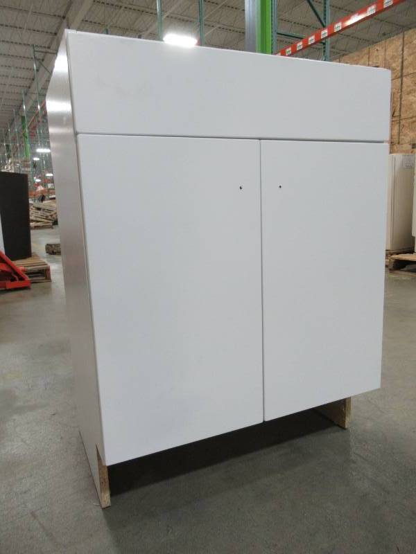 lot 166 image: Woodcrafters Kitchen 2-Door Base Cabinet in White