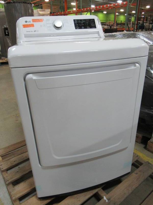 lot 75 image: LG 7.3-cu ft Electric Dryer (White) ENERGY STAR DLE7100W - BAD DRUM