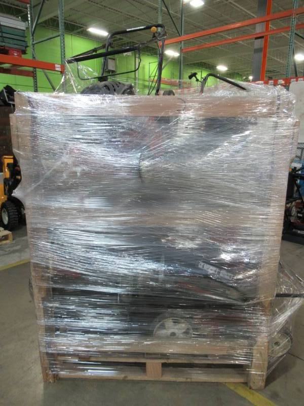 lot 86 image: WHOLESALE PALLET OF RETURNS - LAWNMOWERS